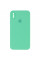 Чохол Silicone Case Square Full Camera Protective (AA) для Apple iPhone XS Max (6.5) - Зелений / Spearmint - фото