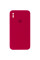 Чохол Silicone Case Square Full Camera Protective (AA) для Apple iPhone XS Max (6.5) - Червоний / Rose Red - фото