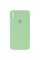 Чохол Silicone Case Square Full Camera Protective (AA) для Apple iPhone XS Max (6.5) - М'ятний / Mint - фото