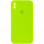 Чехол Silicone Case Square Full Camera Protective (AA) для Apple iPhone XS Max (6.5) - Салатовый / Neon green