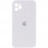 Чохол Silicone Case Square Full Camera Protective (AA) для Apple iPhone 11 Pro (5.8) - Білий / White