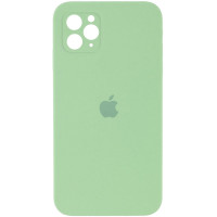 Чохол Silicone Case Square Full Camera Protective (AA) для Apple iPhone 11 Pro (5.8) - М'ятний / Mint