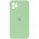 Чехол Silicone Case Square Full Camera Protective (AA) для Apple iPhone 11 Pro (5.8) - Мятный / Mint