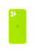 Чехол Silicone Case Square Full Camera Protective (AA) для Apple iPhone 11 Pro (5.8) - Салатовый / Neon green - фото