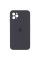 Чехол Silicone Case Square Full Camera Protective (AA) для Apple iPhone 11 Pro (5.8) - Серый / Dark Gray - фото