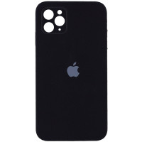 Чехол Silicone Case Square Full Camera Protective (AA) для Apple iPhone 11 Pro (5.8) - Черный / Black