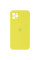 Чехол Silicone Case Square Full Camera Protective (AA) для Apple iPhone 11 Pro (5.8) - Желтый / Bright Yellow - фото