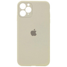 Чохол Silicone Case Square Full Camera Protective (AA) для Apple iPhone 11 Pro (5.8) - Бежевий / Antique White