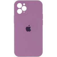 Чохол Silicone Case Square Full Camera Protective (AA) для Apple iPhone 11 Pro (5.8) - Ліловий / Lilac Pride