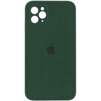 Чохол Silicone Case Square Full Camera Protective (AA) для Apple iPhone 11 Pro (5.8) - Зелений / Cyprus Green