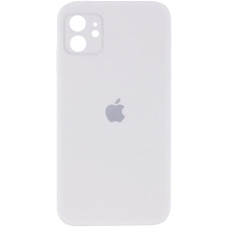 Custodia Silicone Case Square Full Camera Protective (AA) per Apple iPhone 11 (6.1) - Bianco / White