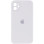 Чехол Silicone Case Square Full Camera Protective (AA) для Apple iPhone 11 (6.1) - Белый / White
