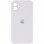 Чохол Silicone Case Square Full Camera Protective (AA) для Apple iPhone 11 (6.1) - Білий / White