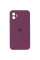 Custodia Silicone Case Square Full Camera Protective (AA) per Apple iPhone 11 (6.1) - Bordeaux / Maroon - foto