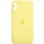 Чехол Silicone Case Square Full Camera Protective (AA) для Apple iPhone 11 (6.1) - Желтый / Yellow
