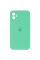 Чехол Silicone Case Square Full Camera Protective (AA) для Apple iPhone 11 (6.1) - Зеленый / Spearmint - фото