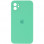 Чехол Silicone Case Square Full Camera Protective (AA) для Apple iPhone 11 (6.1) - Зеленый / Spearmint