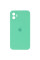 Чехол Silicone Case Square Full Camera Protective (AA) для Apple iPhone 11 (6.1) - Зеленый / Spearmint - фото