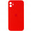 Чохол Silicone Case Square Full Camera Protective (AA) для Apple iPhone 11 (6.1) - Червоний / Red