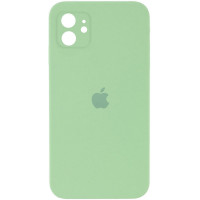 Чехол Silicone Case Square Full Camera Protective (AA) для Apple iPhone 11 (6.1) - Мятный / Mint