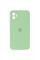 Чехол Silicone Case Square Full Camera Protective (AA) для Apple iPhone 11 (6.1) - Мятный / Mint - фото