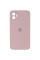 Чехол Silicone Case Square Full Camera Protective (AA) для Apple iPhone 11 (6.1) - Розовый / Pink Sand - фото