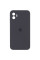 Чехол Silicone Case Square Full Camera Protective (AA) для Apple iPhone 11 (6.1) - Серый / Dark Gray - фото