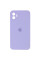 Чехол Silicone Case Square Full Camera Protective (AA) для Apple iPhone 11 (6.1) - Сиреневый / Dasheen - фото