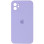 Чехол Silicone Case Square Full Camera Protective (AA) для Apple iPhone 11 (6.1) - Сиреневый / Dasheen