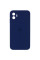 Чехол Silicone Case Square Full Camera Protective (AA) для Apple iPhone 11 (6.1) - Темно-синий / Midnight blue - фото