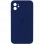 Чехол Silicone Case Square Full Camera Protective (AA) для Apple iPhone 11 (6.1) - Темно-синий / Midnight blue