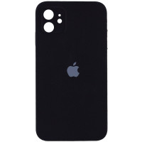 Чехол Silicone Case Square Full Camera Protective (AA) для Apple iPhone 11 (6.1) - Черный / Black