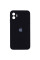 Чехол Silicone Case Square Full Camera Protective (AA) для Apple iPhone 11 (6.1) - Черный / Black - фото