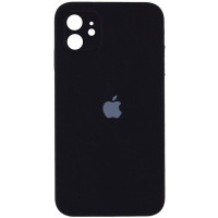 Custodia Silicone Case Square Full Camera Protective (AA) per Apple iPhone 11 (6.1) - Nero / Black