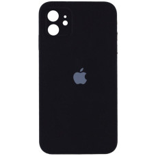 Custodia Silicone Case Square Full Camera Protective (AA) per Apple iPhone 11 (6.1) - Nero / Black