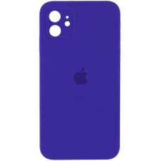 Custodia Silicone Case Square Full Camera Protective (AA) per Apple iPhone 11 (6.1) - Viola / Ultra Violet
