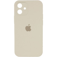 Чохол Silicone Case Square Full Camera Protective (AA) для Apple iPhone 11 (6.1) - Бежевий / Antique White