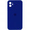 Чехол Silicone Case Square Full Camera Protective (AA) для Apple iPhone 11 (6.1) - Синий / Deep navy