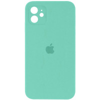 Чехол Silicone Case Square Full Camera Protective (AA) для Apple iPhone 11 (6.1) - Бирюзовый / Turquoise