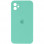 Чехол Silicone Case Square Full Camera Protective (AA) для Apple iPhone 11 (6.1) - Бирюзовый / Turquoise