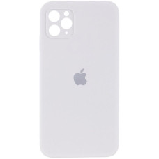 Чехол Silicone Case Square Full Camera Protective (AA) для Apple iPhone 11 Pro Max (6.5) - Белый / White