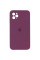 Чехол Silicone Case Square Full Camera Protective (AA) для Apple iPhone 11 Pro Max (6.5) - Бордовый / Maroon - фото