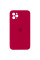 Custodia Silicone Case Square Full Camera Protective (AA) per Apple iPhone 11 Pro Max (6.5) - Rosso / Rose Red - foto