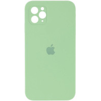 Custodia Silicone Case Square Full Camera Protective (AA) per Apple iPhone 11 Pro Max (6.5) - Menta / Mint