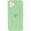 Чохол Silicone Case Square Full Camera Protective (AA) для Apple iPhone 11 Pro Max (6.5) - М'ятний / Mint