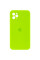 Чехол Silicone Case Square Full Camera Protective (AA) для Apple iPhone 11 Pro Max (6.5) - Салатовый / Neon green - фото