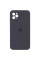 Custodia Silicone Case Square Full Camera Protective (AA) per Apple iPhone 11 Pro Max (6.5) - Grigio / Dark Gray - foto