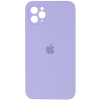 Custodia Silicone Case Square Full Camera Protective (AA) per Apple iPhone 11 Pro Max (6.5) - Lilla / Dasheen