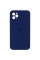 Custodia Silicone Case Square Full Camera Protective (AA) per Apple iPhone 11 Pro Max (6.5) - Blu scuro / Midnight blue - foto