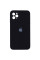 Чехол Silicone Case Square Full Camera Protective (AA) для Apple iPhone 11 Pro Max (6.5) - Черный / Black - фото